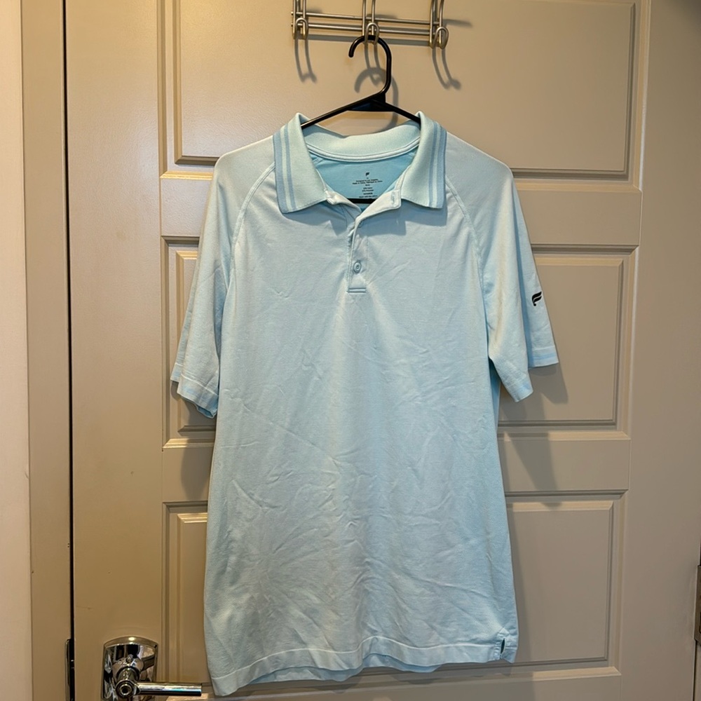 Fabletics Polo (The Training Day Tipped Polo) Medium